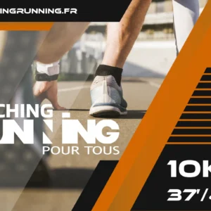 Plan d'entraînement 10 km - Objectif 37 à 40 minutes (PDF)