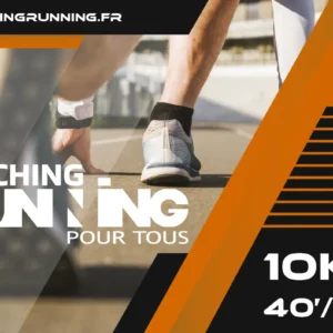 Plan d'entraînement 10 km - Objectif 40 à 45 minutes (PDF)