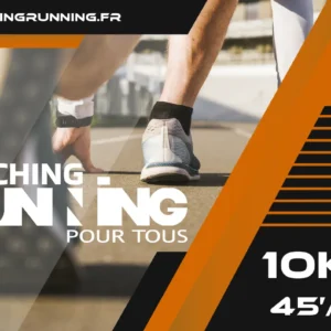 Plan d'entraînement 10 km - Objectif 45 à 50 minutes (PDF)
