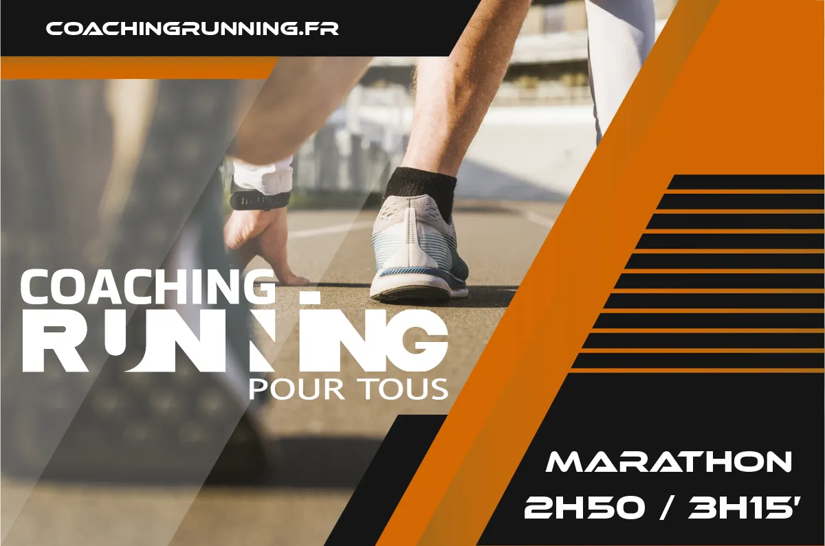 Plan d’entraînement Marathon – Objectif 2h50 à 3h15 (PDF)