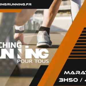 Plan d'entraînement Marathon - Objectif 3h50 à 4h38 (PDF)