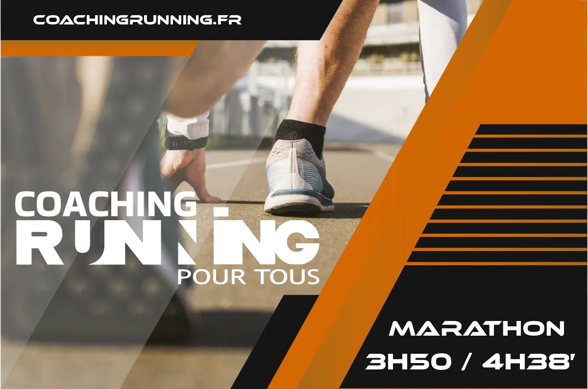 Plan d’entraînement Marathon – Objectif 3h50 à 4h38 (PDF)